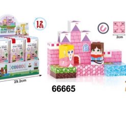 KLOCKI MINI MAGNETYCZNE EDUKACYJNE 38 ELEMENTÓW.