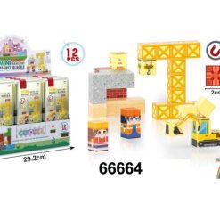 KLOCKI MINI MAGNETYCZNE EDUKACYJNE 38 ELEMENTÓW.