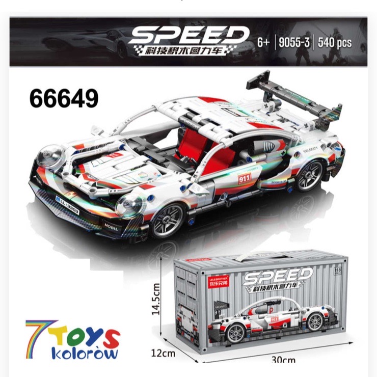 KLOCKI KONSTRUKCYJNE SAMOCHÓD SPEED 540PCS.