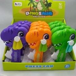 MINI WIATRAK RĘCZNY DINOZAUR DLA DZIECI.