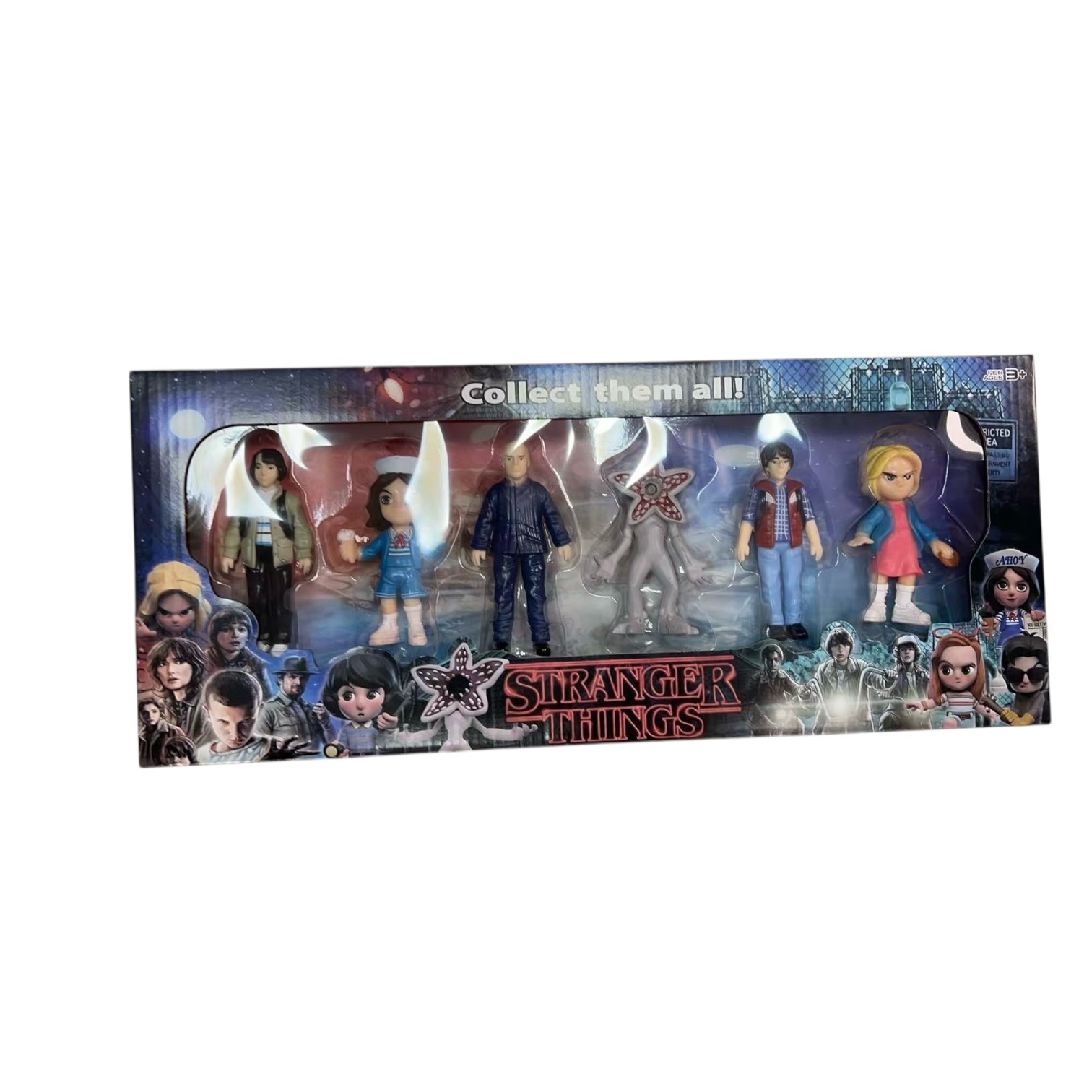 ZESTAW FIGURKI STRANGER THINGS.