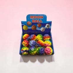 PIŁKA GUMOWA MOON BALL 7CM DLA DZIECI.