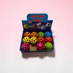 PIŁKA GUMOWA MOON BALL DLA DZIECI 5CM.