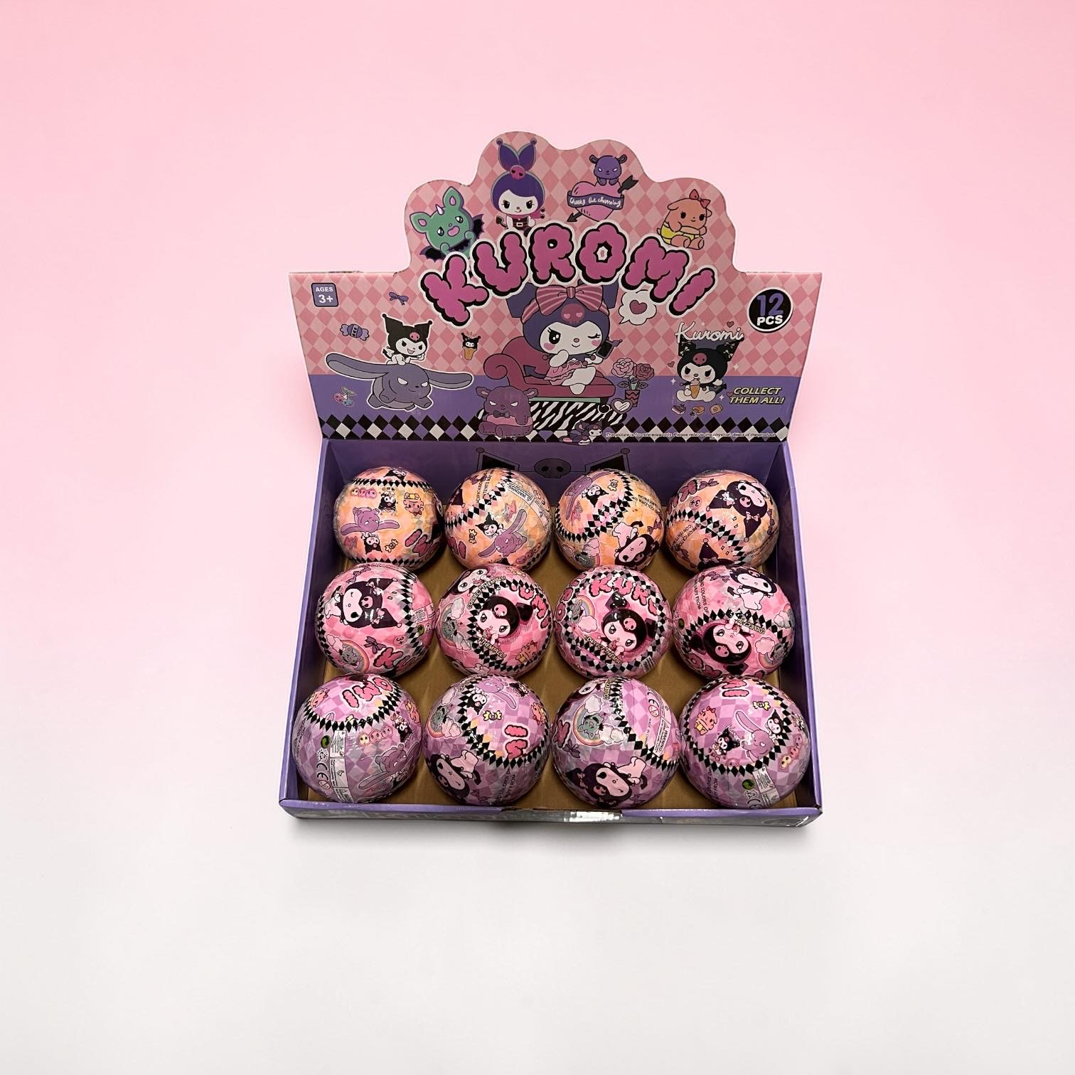 KULA FIGURKA KUROMI 5CM DLA DZIECI.