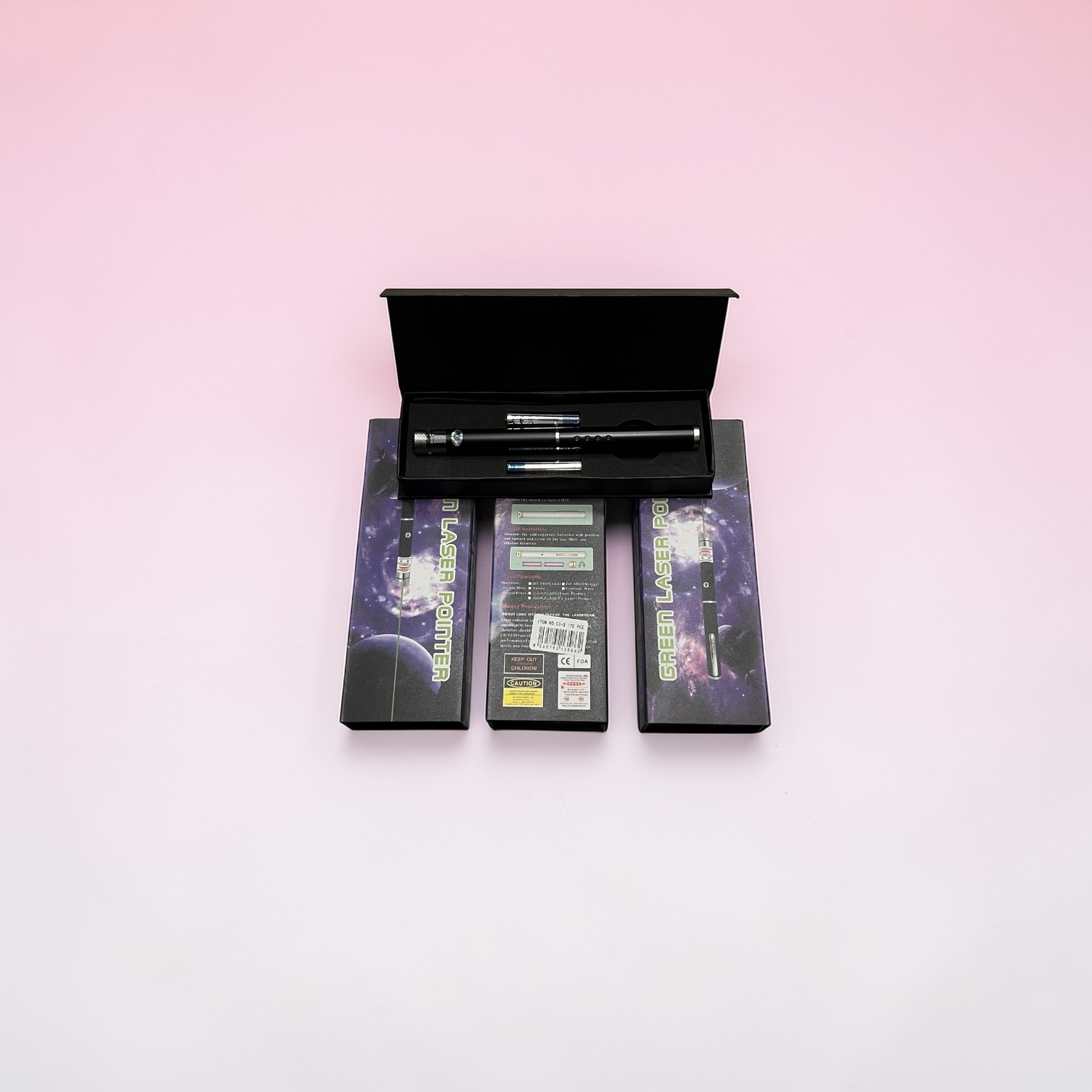 WSKAZNIK LASEROWY ZIELONY LASER + BATERIE.