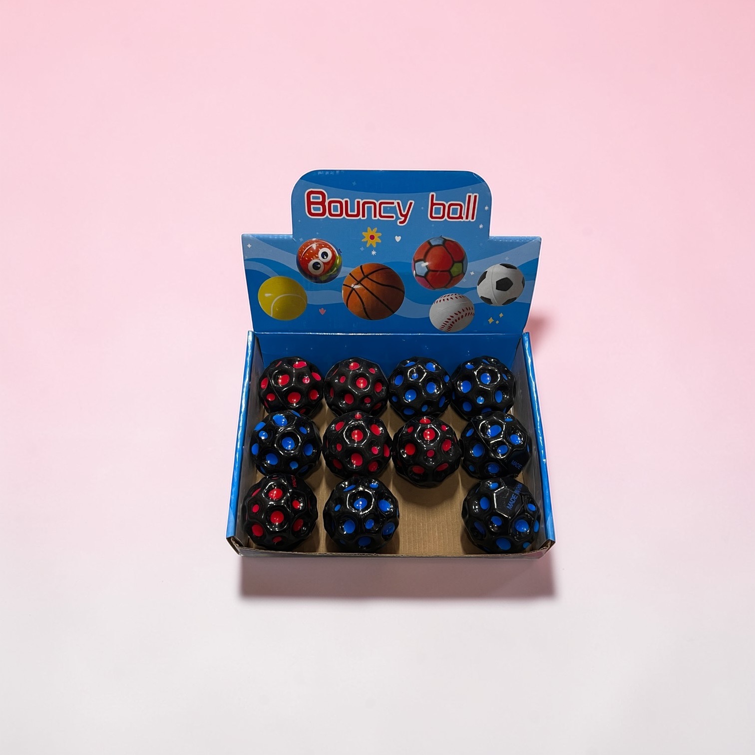 PIŁKA GUMOWA BOUNCY BALL 5CM DLA DZIECI.