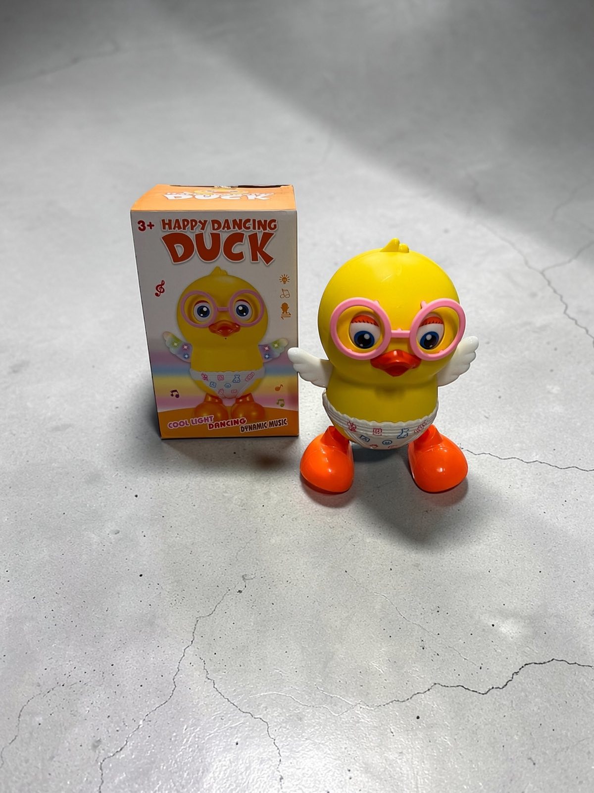 ZABAWKA KACZKA -DUCK TAŃCZĄCA MUZYKA I ŚWIECACE.