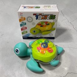 ZABAWKA ŻÓŁW TAŃCZĄCA MUZYKA I ŚWIECACE.