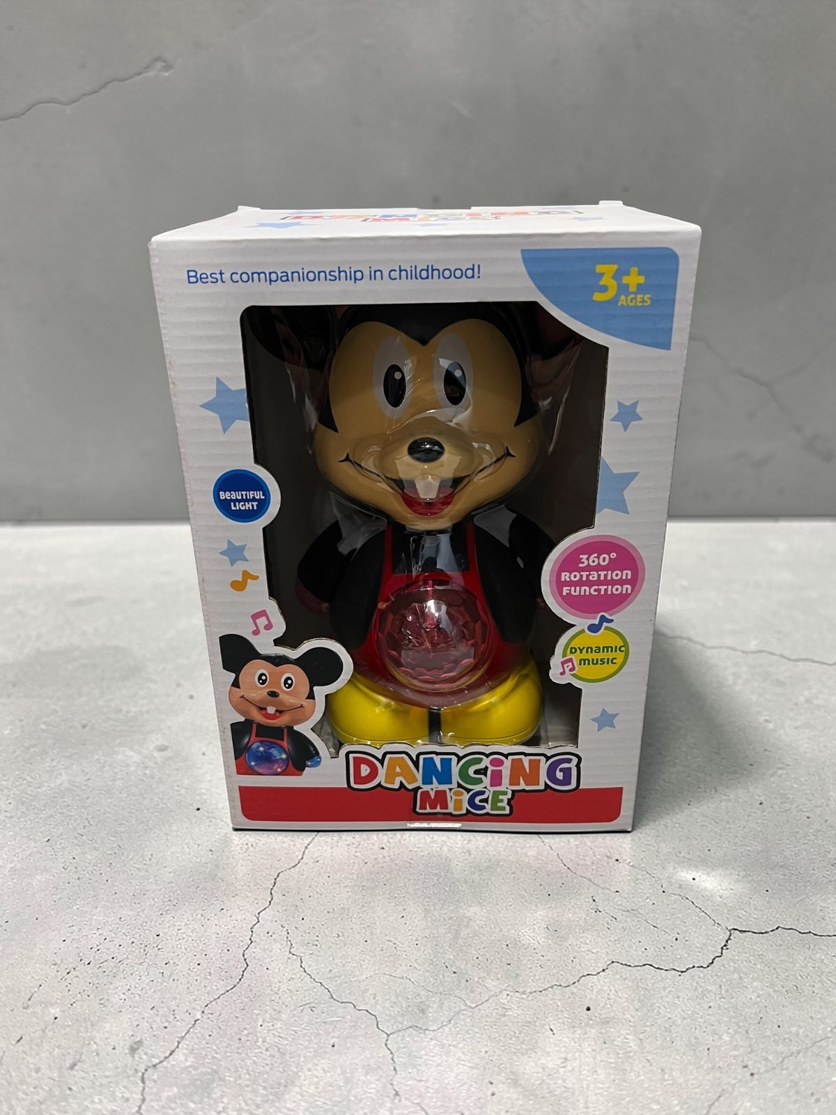 ZABAWKA MICKEY TAŃCZĄCA MUZYKA I ŚWIECACE.