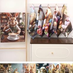 ŚCIERKI Z MIKROFIBRA WIELKANOCNE 40/60CM.