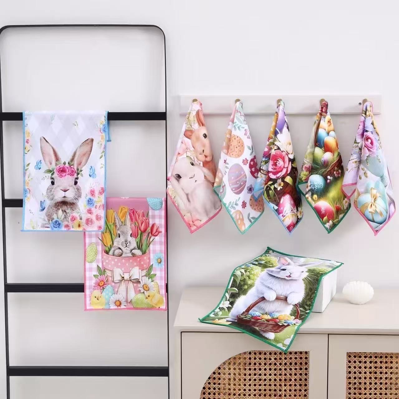 ŚCIERKI Z MIKROFIBRA WIELKANOCNE 40/60CM.