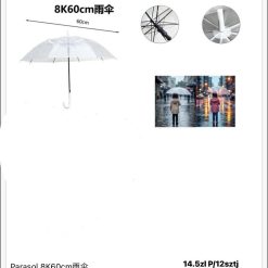 PARASOLKI DŁUGIE BEZ POKROWCA DLA DZIECI 60CM.