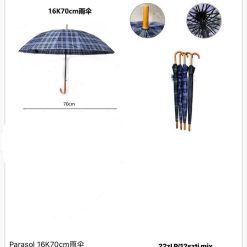 PARASOLKI DŁUGIE BEZ POKROWCA 70CM.