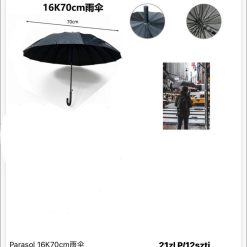 PARASOLKI DŁUGIE BEZ POKROWCA 70CM.