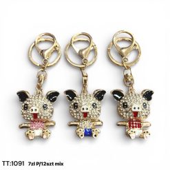 BRELOK ŚWINIA CUTE DO KLUCZY.