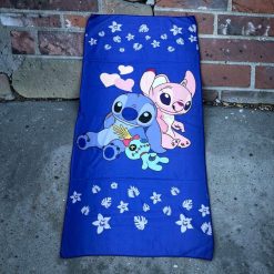 RĘCZNIK KĄPIELOWY STITCH DLA DZIECI 70 x 140 CM.