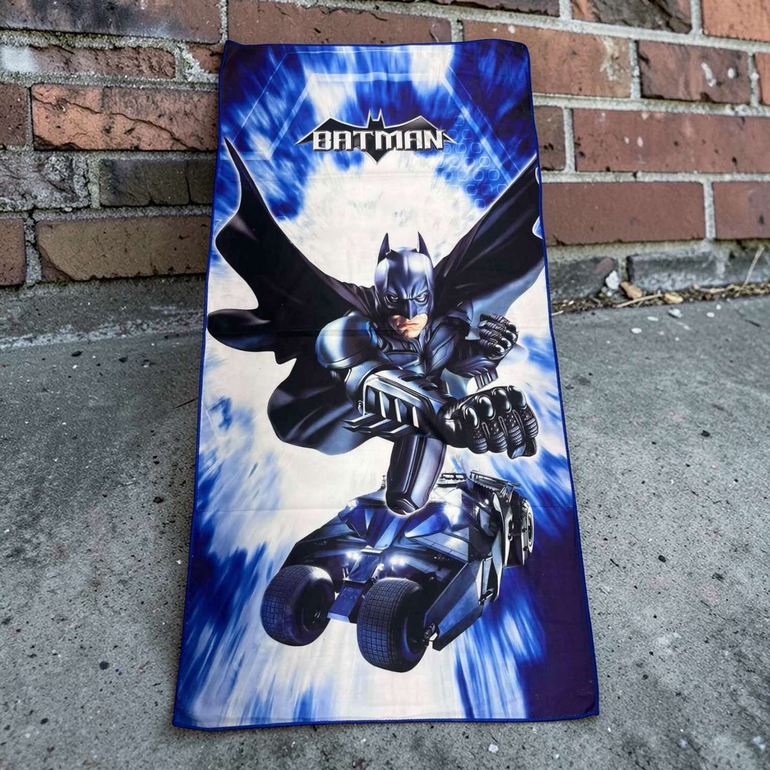 RĘCZNIK KĄPIELOWY BAT MAN DLA DZIECI 70 x 140 CM.