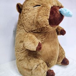 MASKOTKA PODUSZKA KAPIBARA Z KOCEM 3W1 50CM.