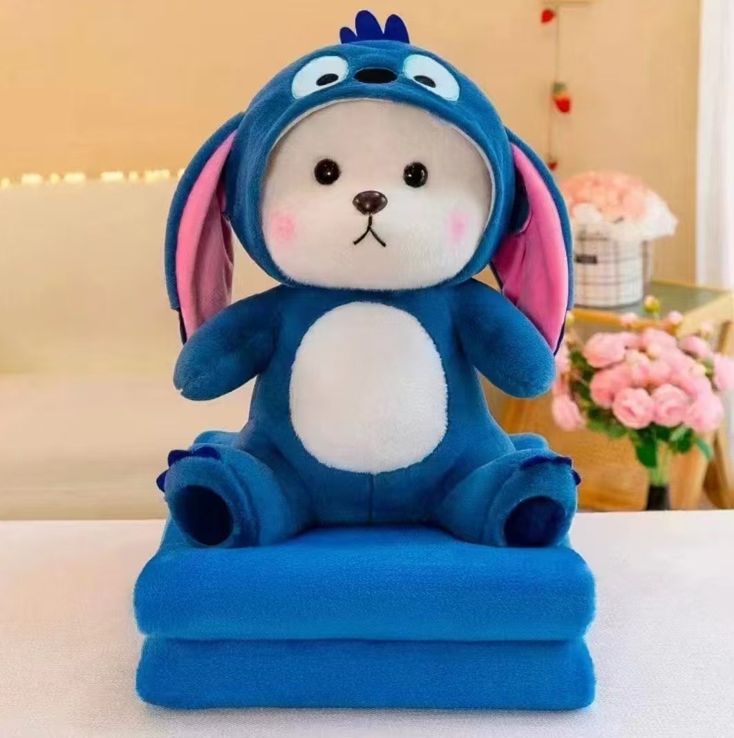 MASKOTKA PODUSZKA Z KOCEM 3W1 50CM.