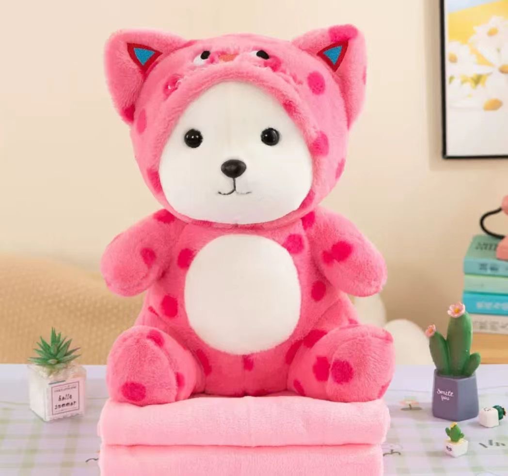 MASKOTKA PODUSZKA Z KOCEM 3W1 50CM.