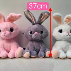 MASKOTKA PLUSZAK KRÓLIK DLA DZIECI 37CM.
