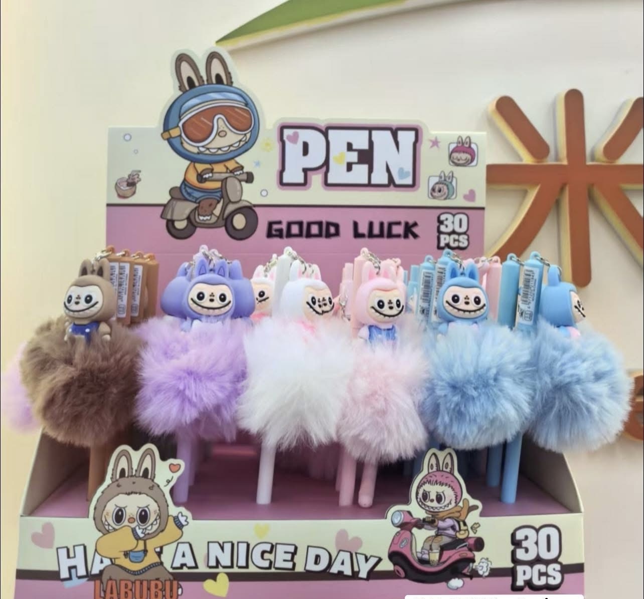 DŁUGOPISY LABUBU DLA DZIECI DO SZKOŁY.