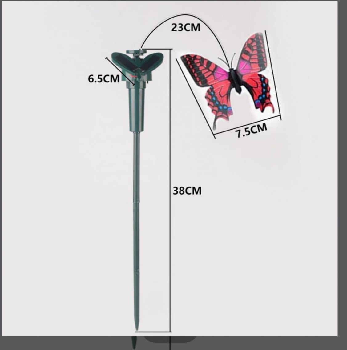 MOTYLKI LATAJĄCY SOLARNY i NA BATERIA. - obrazek 3