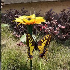 MOTYLKI LATAJĄCE Z SŁONECZNIK SOLARNY i BATERIA.