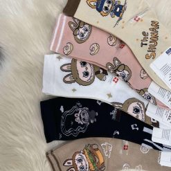 SKARPETY MŁODZIEŻOWE CUTE LABUBU DAMSKIE ROZM.39-42 BAWEŁNIANE.