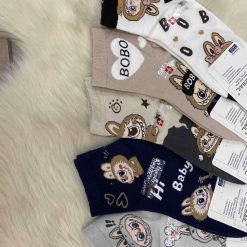 SKARPETY MŁODZIEŻOWE CUTE LABUBU DAMSKIE ROZM.39-42 BAWEŁNIANE.