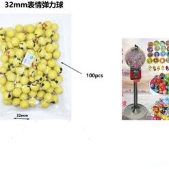 PIŁECZKI KAUCZUKOWE KULKI 32MM DLA DZIECI.