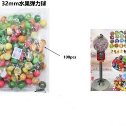 PIŁECZKI KAUCZUKOWE KULKI 32MM DLA DZIECI.