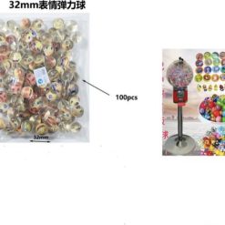 PIŁECZKI KAUCZUKOWE KULKI 32MM DLA DZIECI.