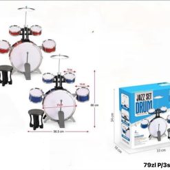 ZESTAW PERKUSYJNY JAZZ SET DRUM DLA DZIECI.