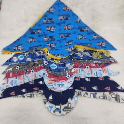 CHUSTKA Z DASZKIEM NIEMOWLĘCA WIĄZANA TRÓJKĄT DLA DZIECKA.