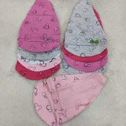 CHUSTKA Z DASZKIEM NIEMOWLĘCA WIĄZANA TRÓJKĄT DLA DZIECKA.