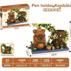 KLOCKI KONSTRUKCYJNE FIGURKI KAPIBARA.