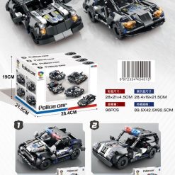 KLOCKI KONSTRUKCYJNE SAMOCHÓD POLICE 225PCS.