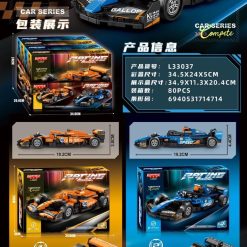 KLOCKI KONSTRUKCYJNE SAMOCHÓD RACING 276PCS.