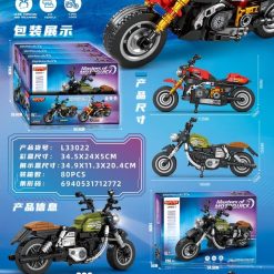 KLOCKI KONSTRUKCYJNE MOTORCYCLE RAIDER 253PCS.