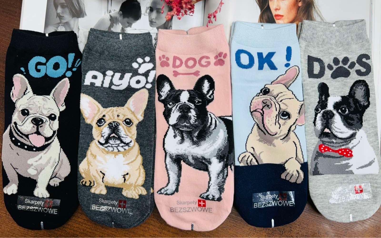 SKARPETY MŁODZIEŻOWE CUTE DAMSKIE ROZM.39-42 BAWEŁNIANE.