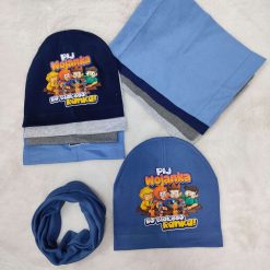 KOMPLET CZAPKA KOMIN NA WIOSENNA WOJANKA-RANKA DLA DZIECI.