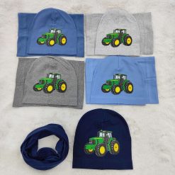 KOMPLET CZAPKA KOMIN NA WIOSENNA CUTE DLA DZIECI.