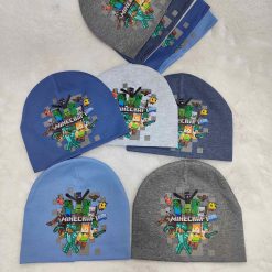 CZAPKA NA WIOSENNA MINECRAFT DLA DZIECI.