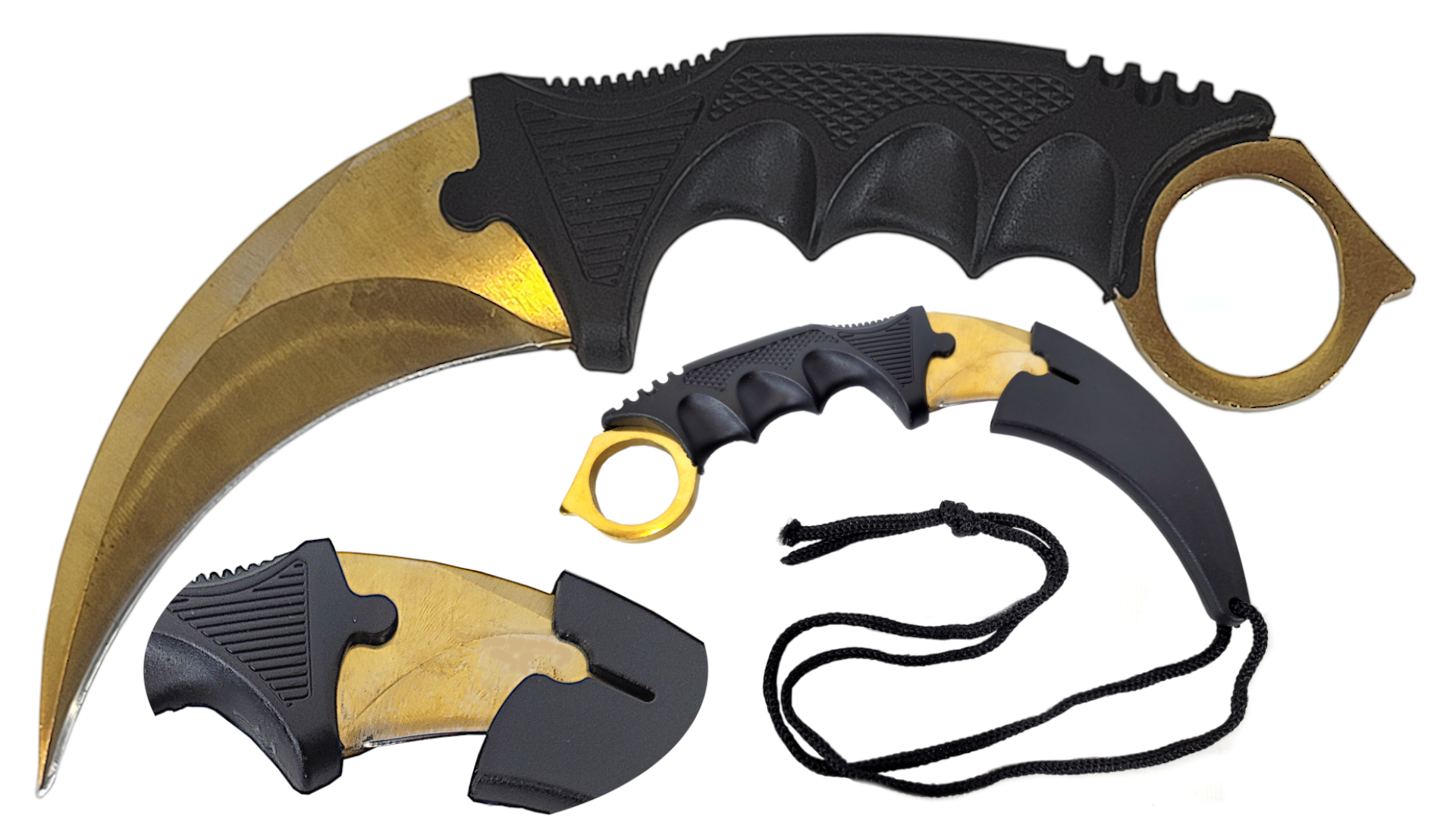 NÓŻ KARAMBIT TRENINGOWY TĘPY. - obrazek 2