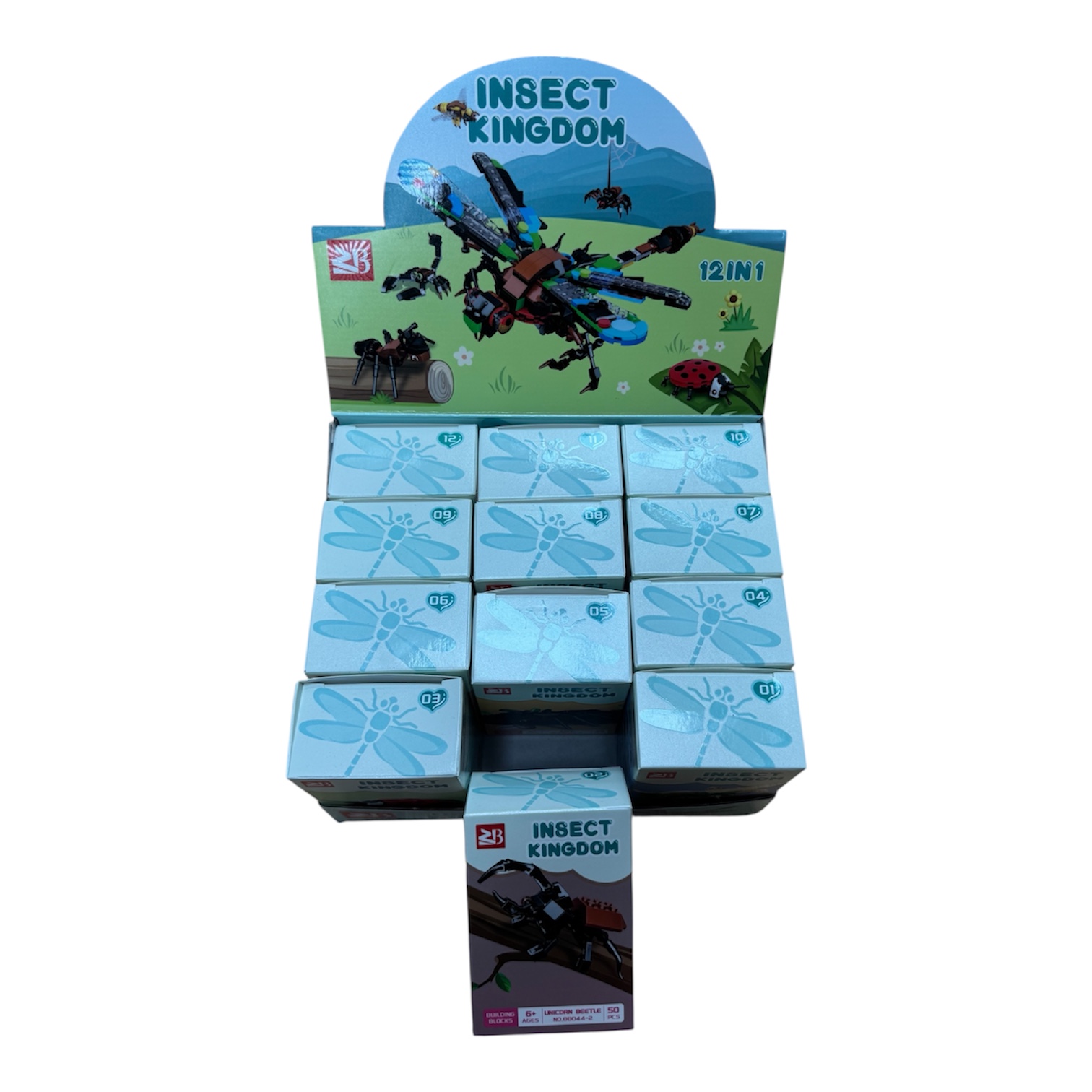 KLOCKI MINI INSECT KINGDOM DLA DZIECI.