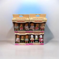 ZESTAW FIGURKI CUTE KRÓLIK 3 SZTUK DLA DZIECI.