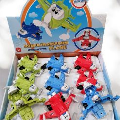 SAMOLOT ROBOT FIGURKI SKŁADANY INTERAKTYWNY.