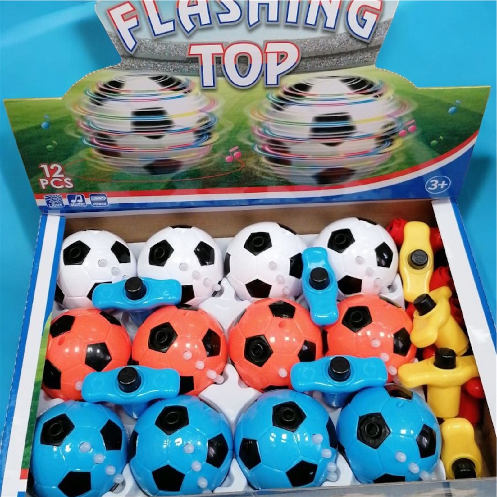 BACZEK NAKRECANY PIŁKA ŚWIECĄCA DLA DZIECI.