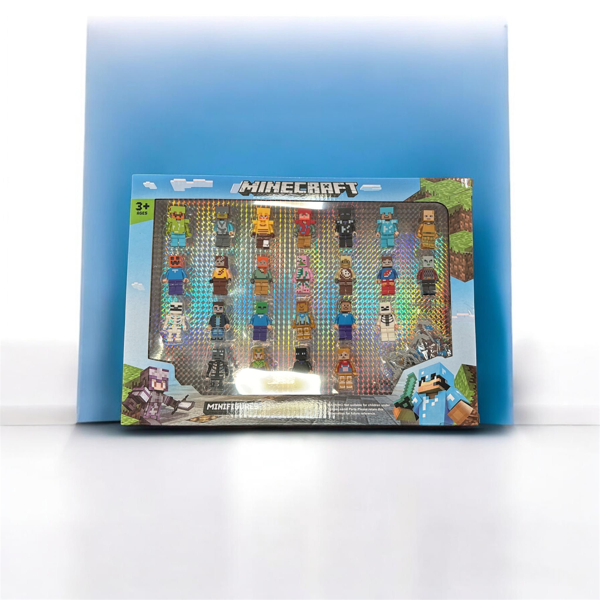 ZESTAW FIGURKI MINECRAFT 24PCS DLA DZIECI.